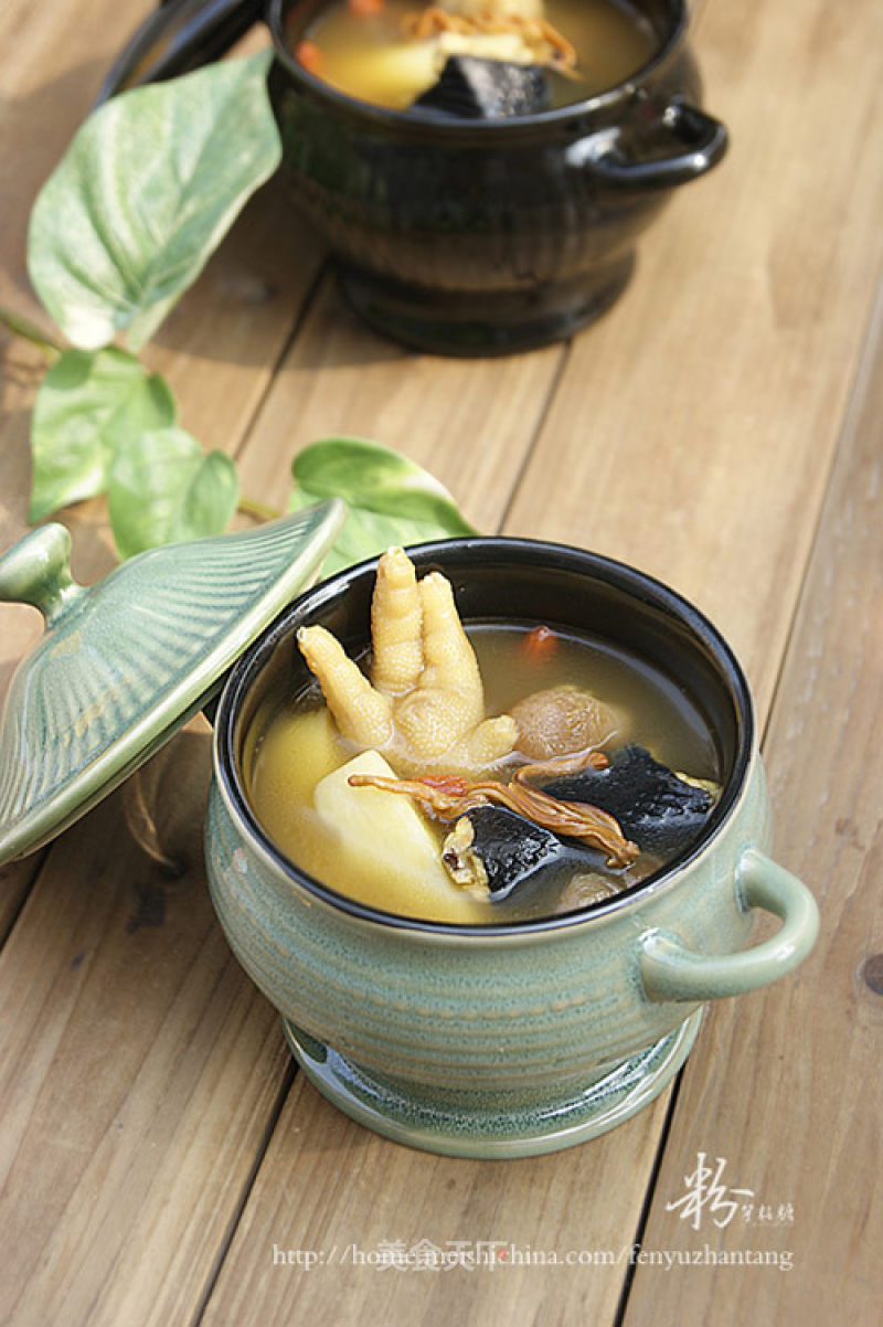 [winter Health Vegetables] Yam Cordyceps Flower Snake Soup