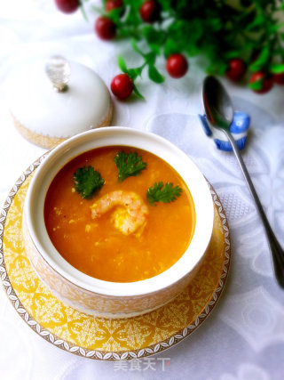 Shrimp and Pumpkin Soup recipe