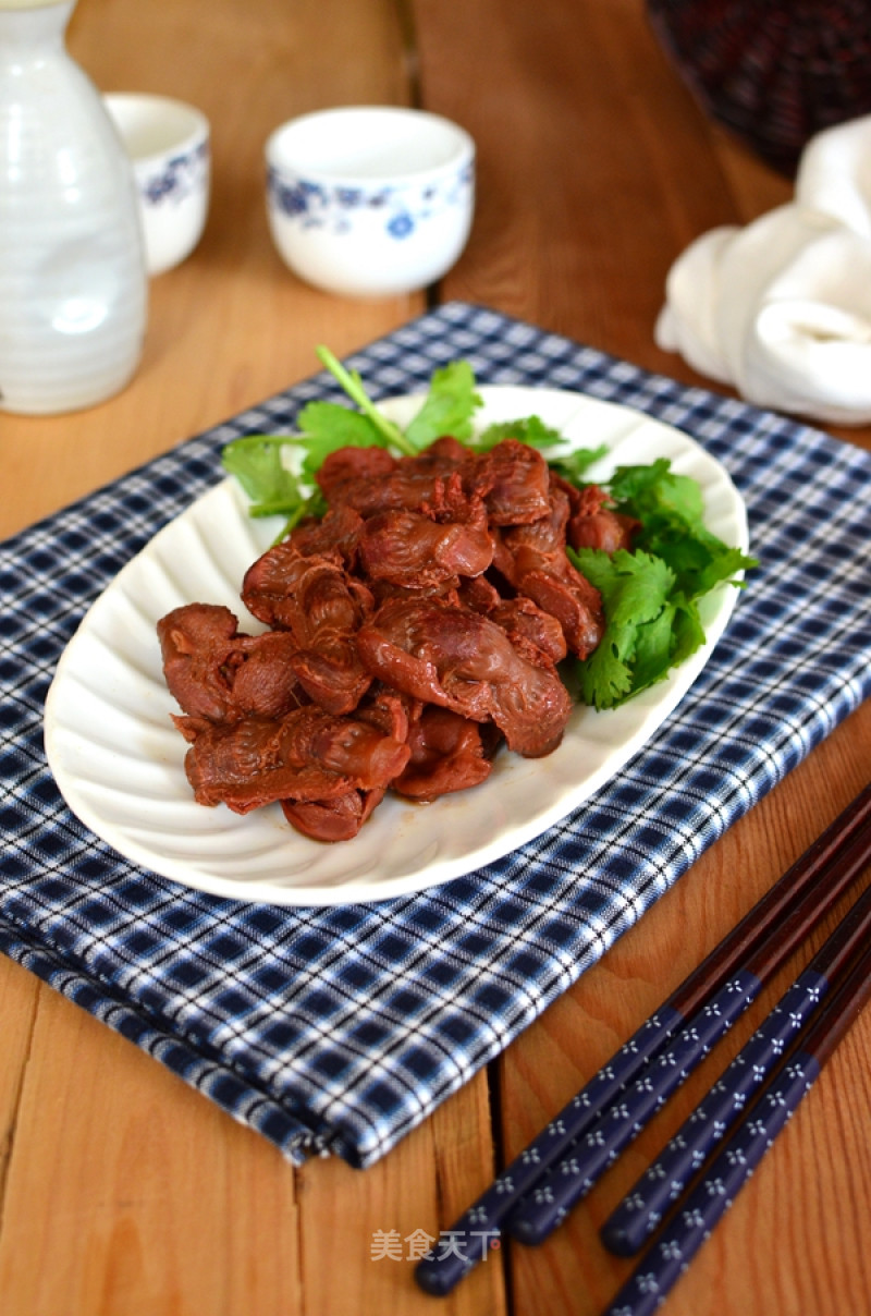 【tianjin】five Spice Braised Chicken Gizzards recipe