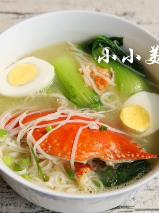 Sea Crab Noodle Soup: Delicious