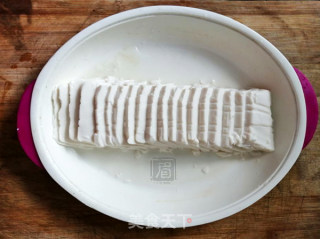 Steamed Tofu with Shrimp Paste recipe