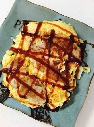 Okonomiyaki Home-cooked Version recipe