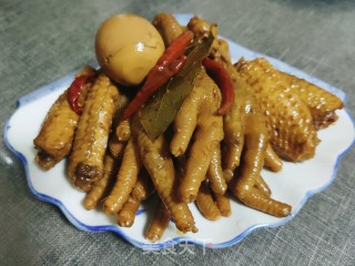 Spicy Marinated Chicken Wings and Chicken Feet recipe