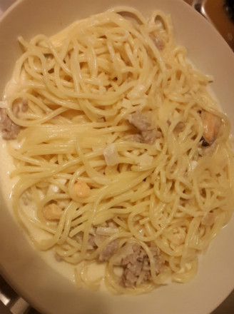 Creamy Seafood Pasta recipe