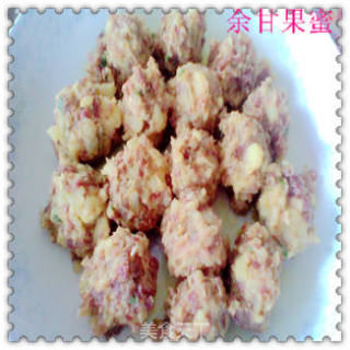 Steamed Potato Beef Balls recipe