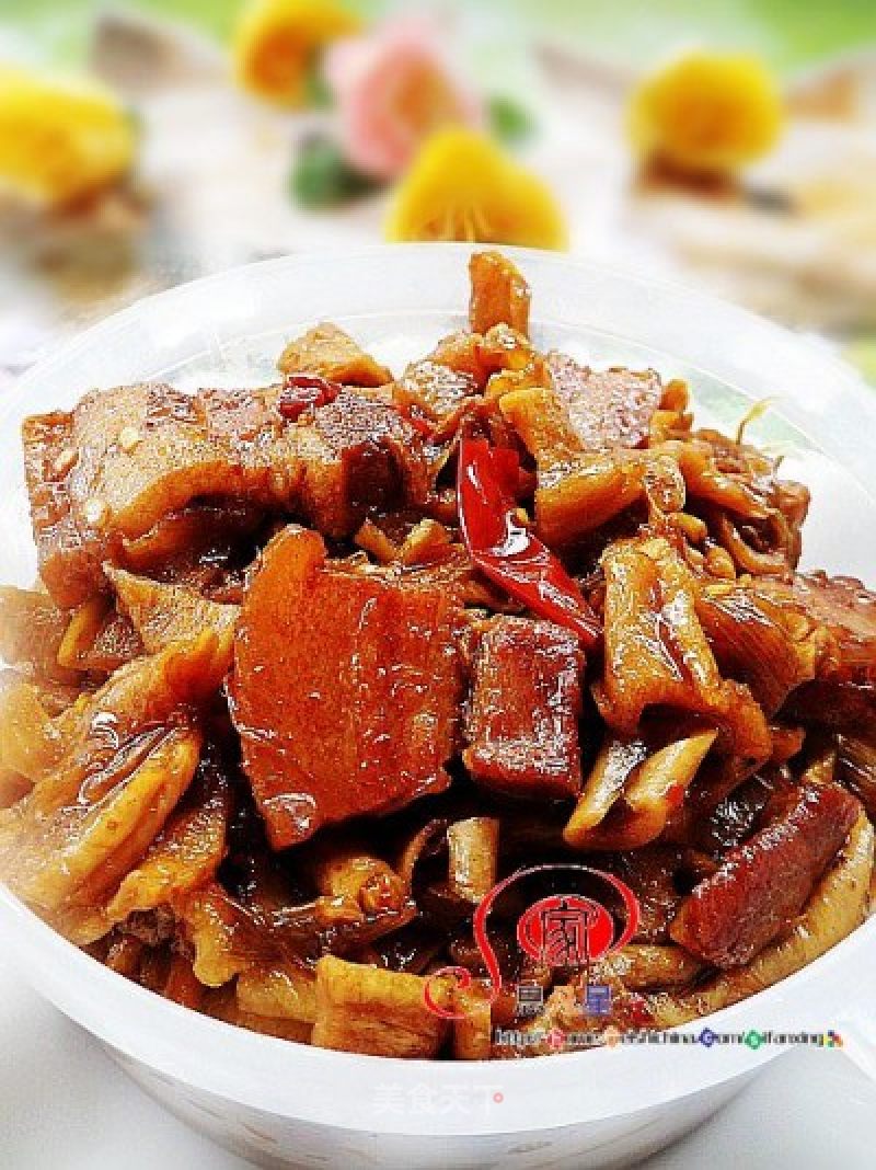 Roast Pork with Dried Radish recipe