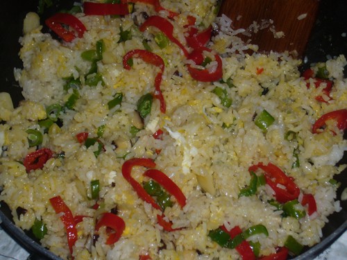 Fried Rice with Egg and Vegetable recipe