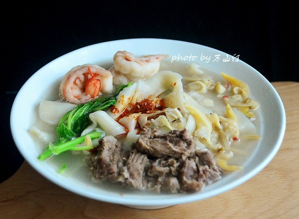 Seafood Lamb Noodles recipe