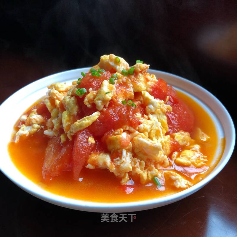 Tomato Scrambled Eggs recipe