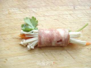 [arowana Rice Oil 5l] One of The Trial Reports, Enoki Mushroom and Bacon Roll recipe