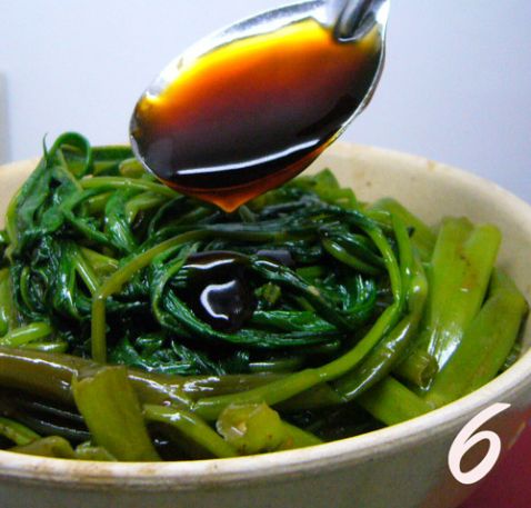 Fermented Bean Curd and Water Spinach recipe