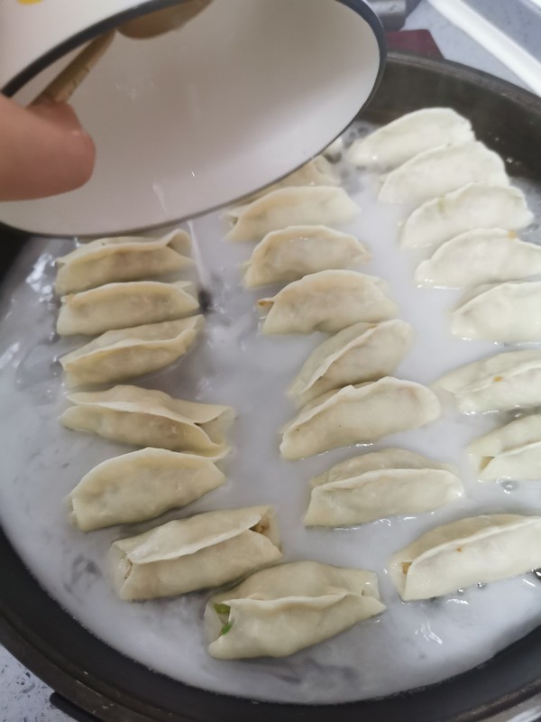 Ice Flower Pot Stickers recipe