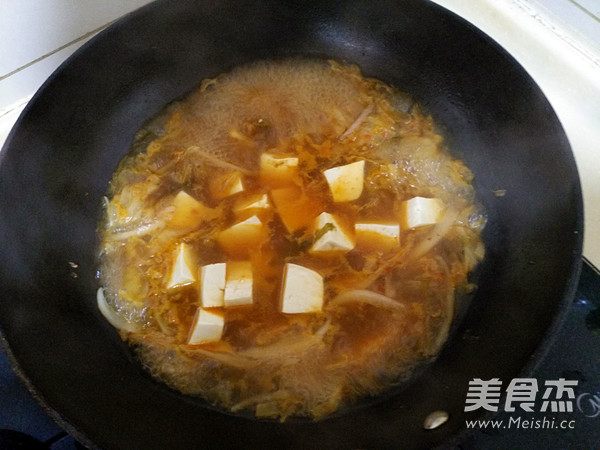 Kimchi Tofu Soup recipe