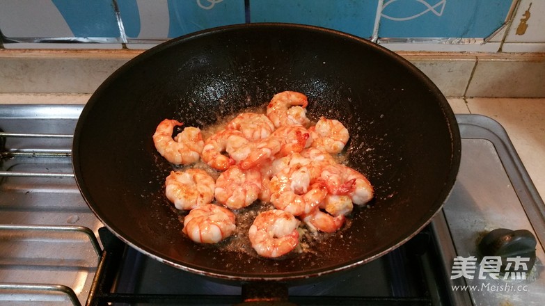 Scallion Fried Shrimp recipe