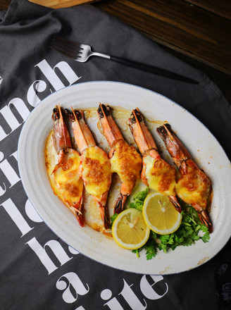 Lemon Scented Grilled Cheese Prawns