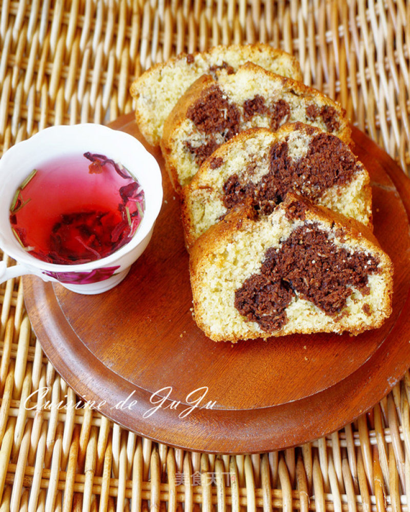 Chocolate Striped Cake recipe