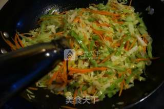 Vegetarian Fried Liangpi recipe