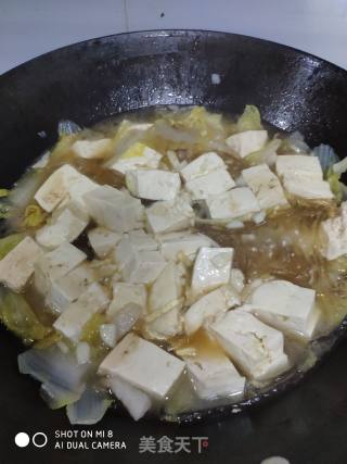 Tofu Stewed with Cabbage recipe