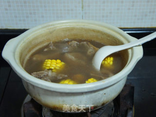 Chestnut Corn Fan Bone Soup recipe