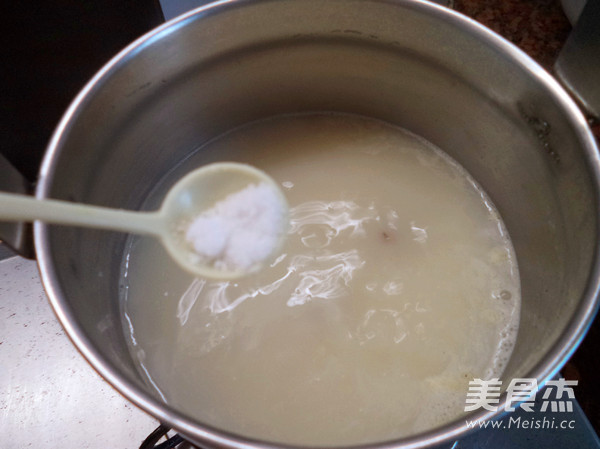 Shredded Lettuce Bone Congee recipe