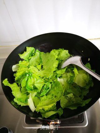 Lettuce in Oyster Sauce recipe