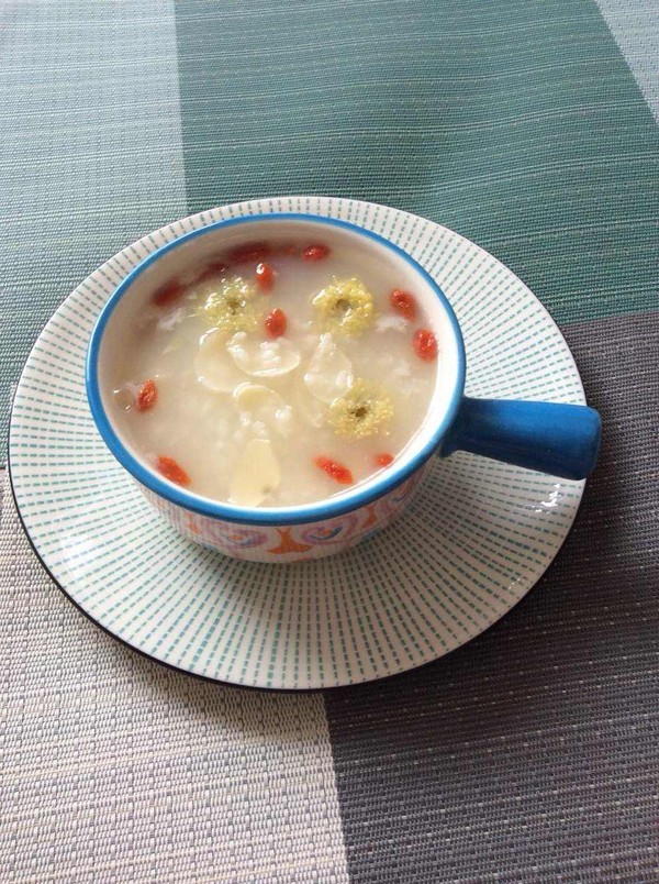 Chrysanthemum and Lily Porridge recipe