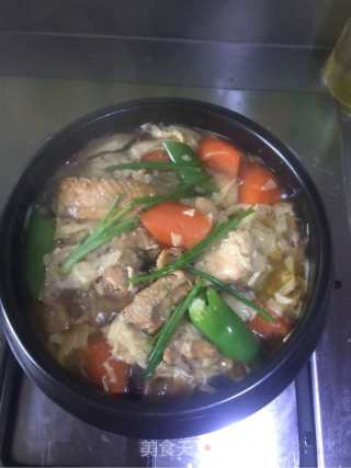 Braised Chicken with Yuba recipe