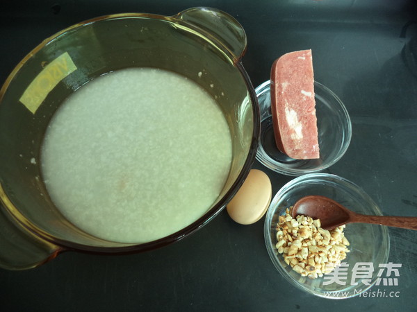 Ham and Egg Congee recipe