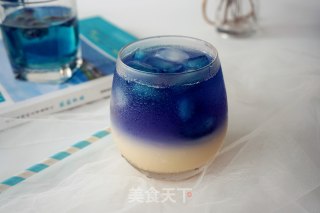 Butterfly Pea Flower Yakult recipe