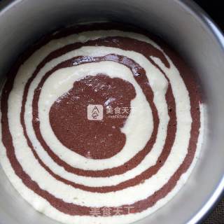 Zebra Print Chiffon Cake recipe