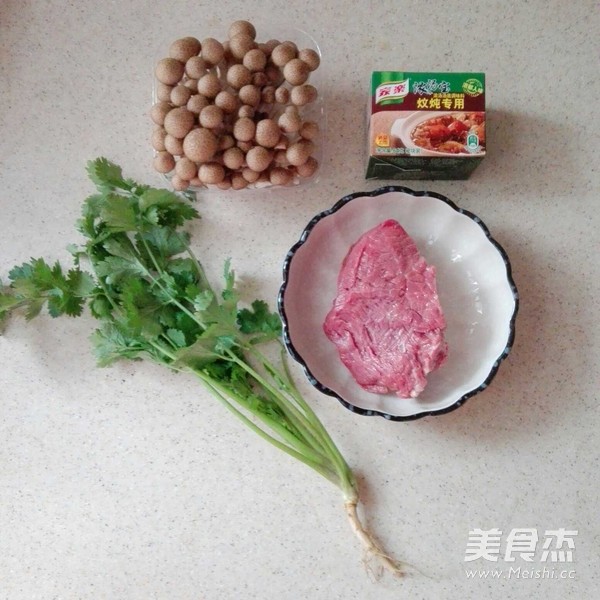 Crab Mushroom Beef Soup recipe