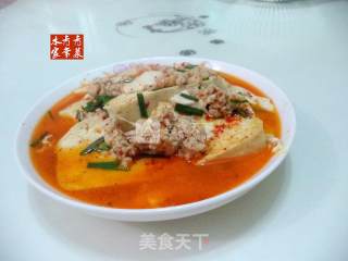 Tofu with Shrimp and Minced Meat recipe