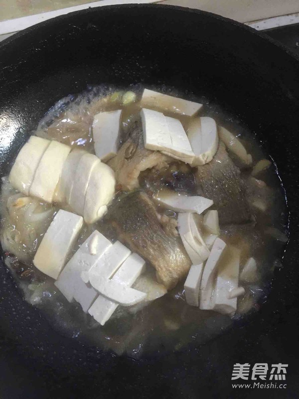 Big Yellow Croaker Stewed Tofu recipe