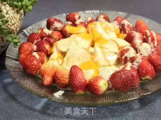 Mango Strawberry Mix Yogurt recipe