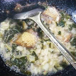 Salted Octopus with Cabbage recipe