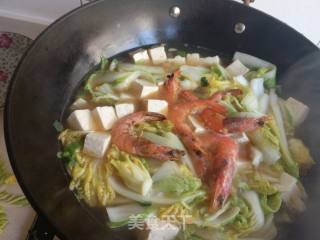 Baby Cabbage Seafood Tofu Soup recipe