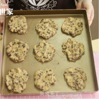 [fanglan Family] Chocolate Chip Biscuits Real Nouveau Riche Biscuit recipe