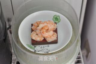 Steamed Duck Blood with Shrimp recipe