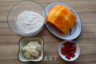 Pumpkin Stuffed Rice Balls recipe