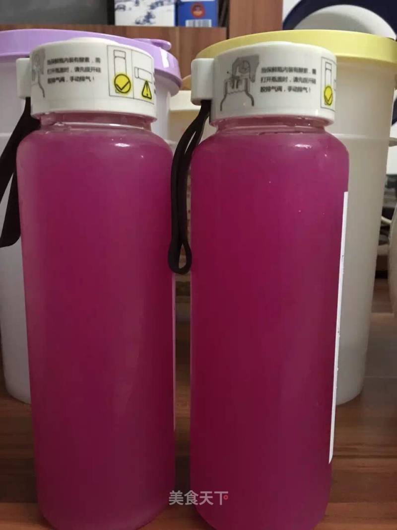 Red Dragon Fruit Banana Fresh Enzyme recipe