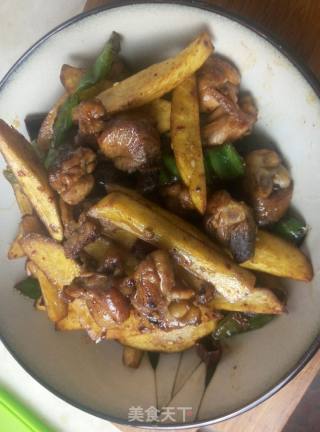 Spicy Potato Roast Chicken recipe