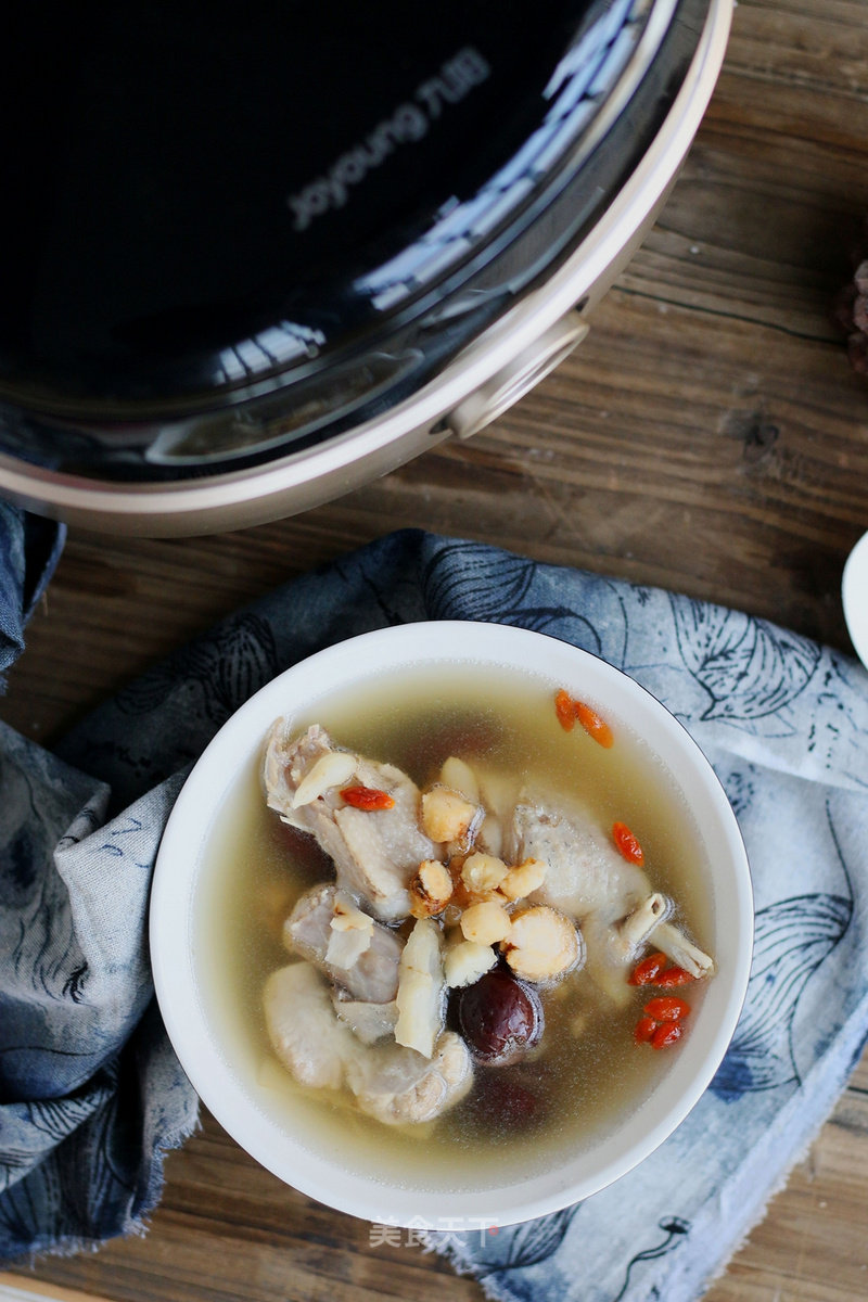 Sand Ginseng Yuzhu Old Duck Soup recipe