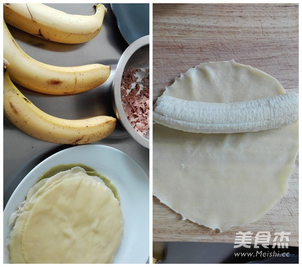 Banana Pancake Roll recipe