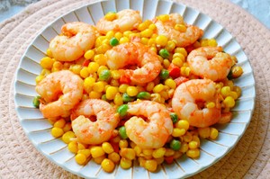 Three-color Fried Shrimp recipe