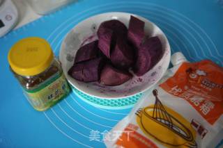 [beijing] Osmanthus Purple Sweet Potato White Skin Crisp recipe