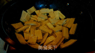 Braised White Dried Tofu in Sauce recipe