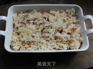 Western Bacon and Vegetable Baked Rice recipe