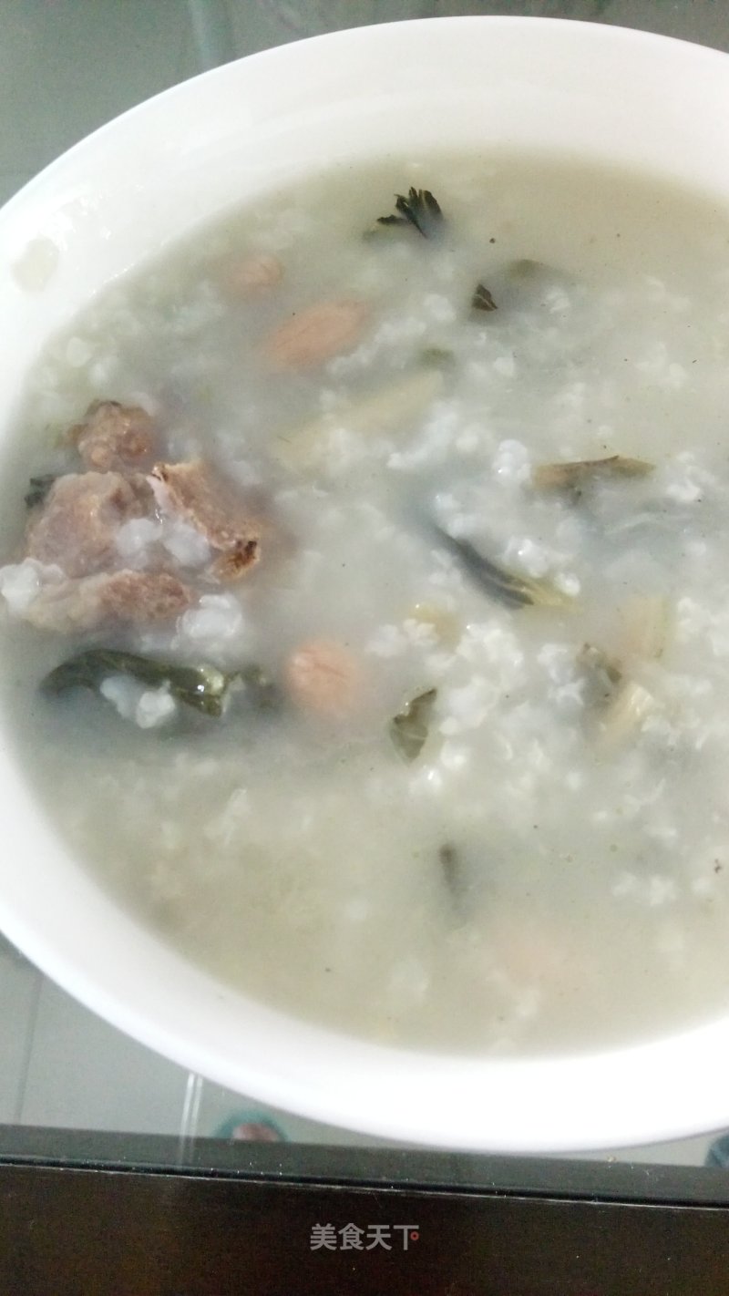 Salty Bone Congee recipe