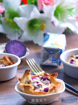 Purple Sweet Potato Toast recipe