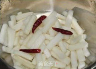 Lime Sweet and Sour Radish recipe